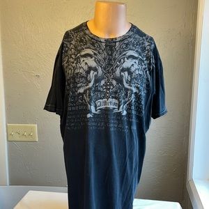 🔥Affliction-Classic T-Shirt-worn look-2XL-Black